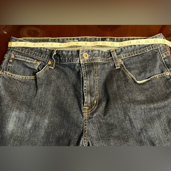 Men’s blue jeans slim straight Adriano Goldschmied pants denim Size 38X32 - Picture 10 of 12